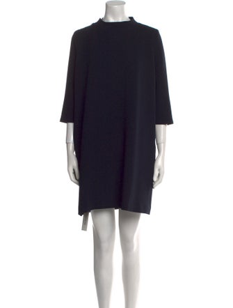 Kaarem Mock Neck Mini Dress