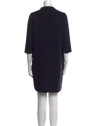 Kaarem Mock Neck Mini Dress