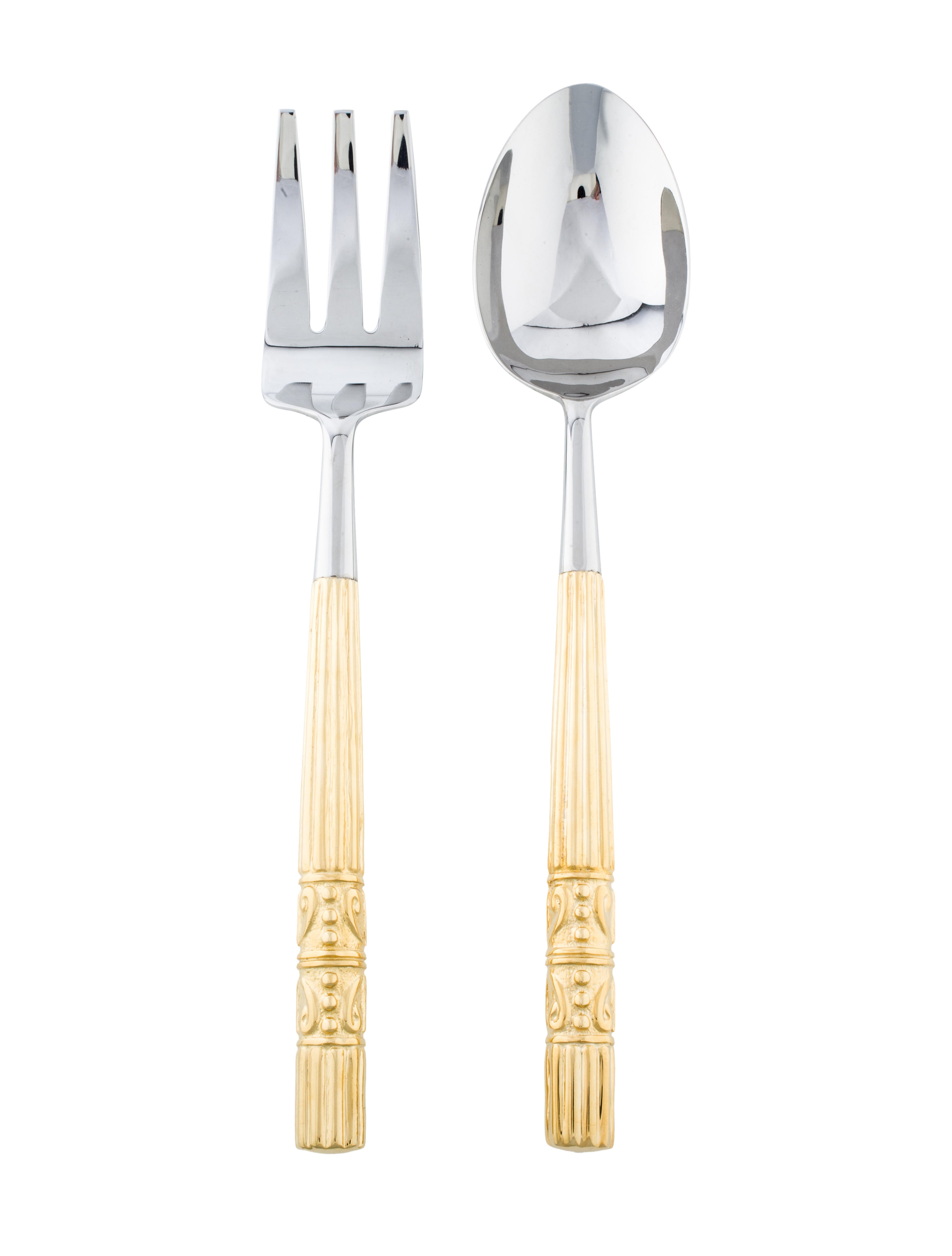 Katy Briscoe Salad Server Set w/ Tags