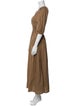 Kara Thoms V-Neck Long Dress