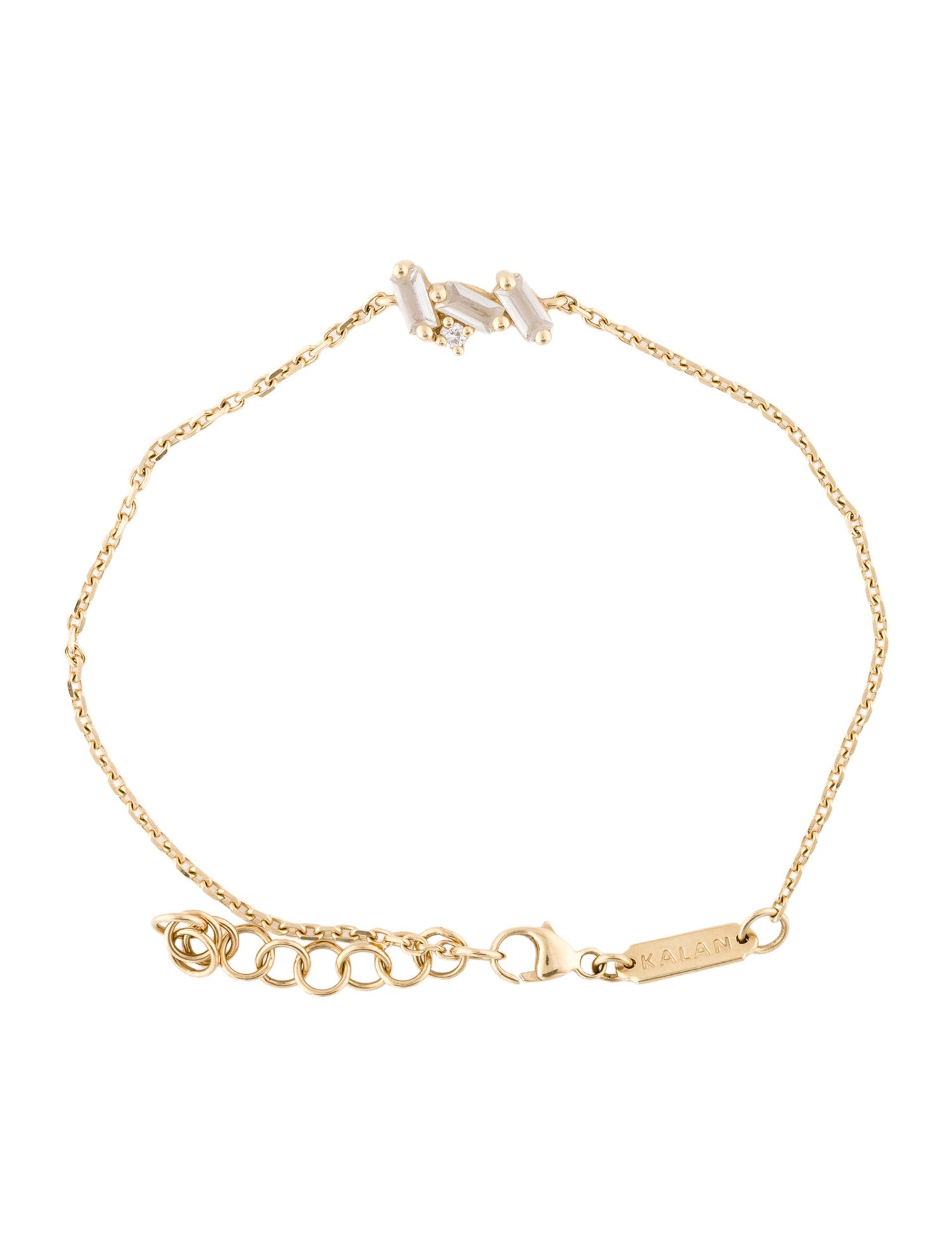 KALAN by Suzanne Kalan 14K Topaz & Diamond Amalfi Station Bracelet