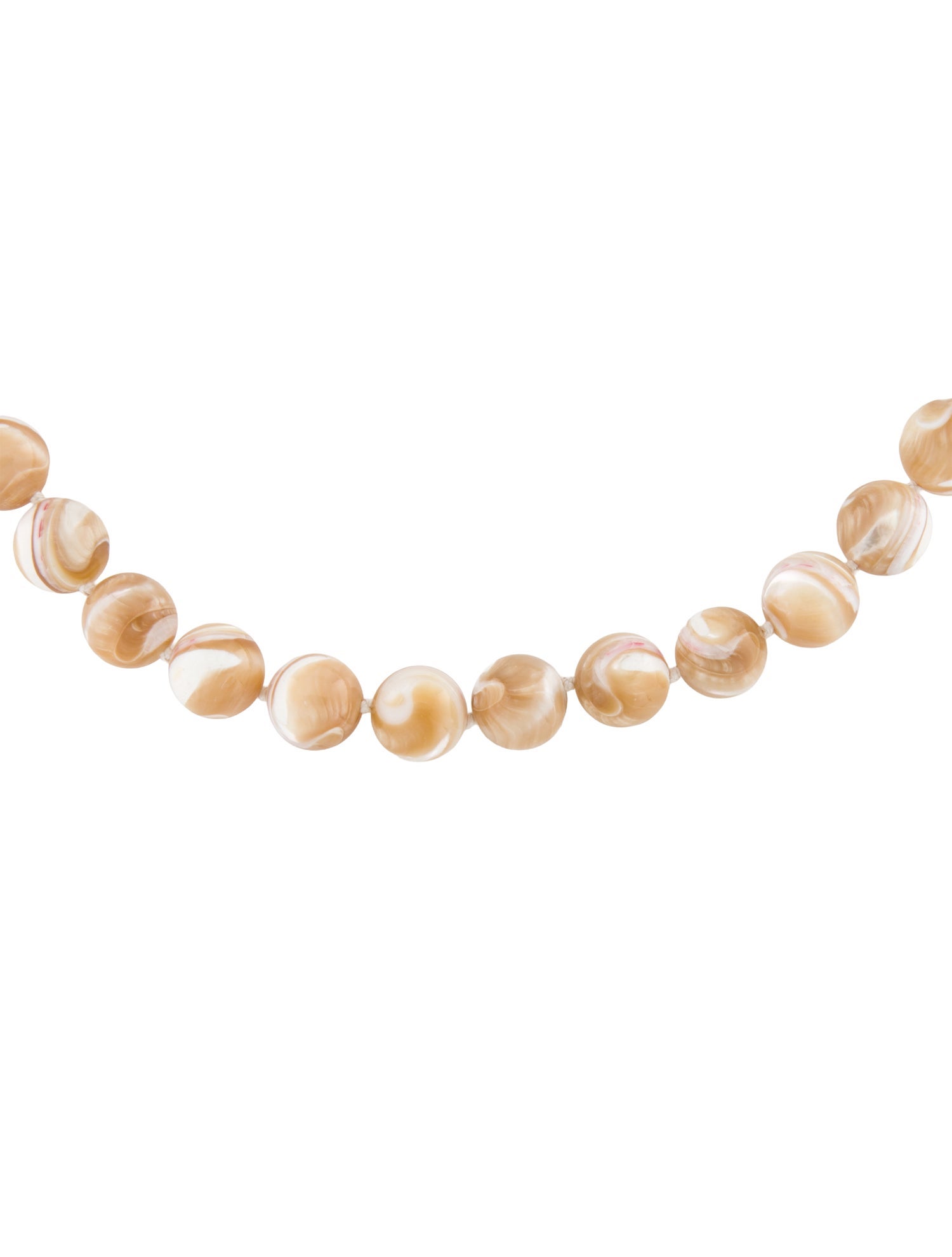 KALAN by Suzanne Kalan Mother of Pearl Bead Strand Necklace