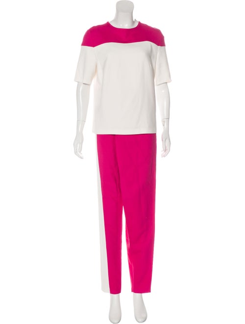 Kalmanovich Silk Pant Set White