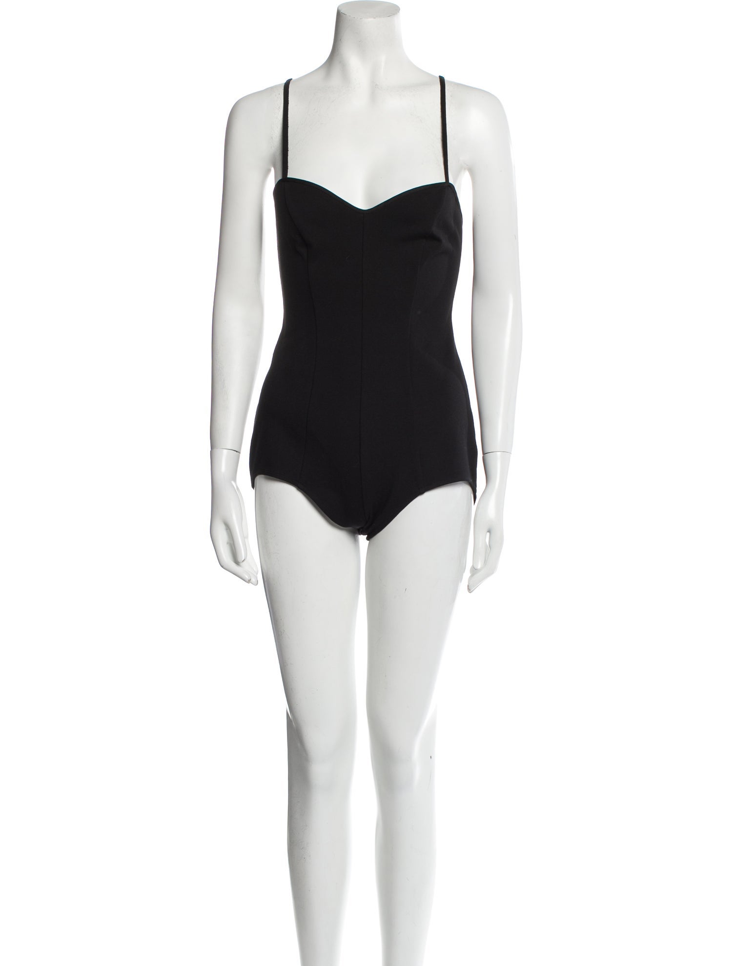 Kalmanovich Square Neckline Sleeveless Bodysuit