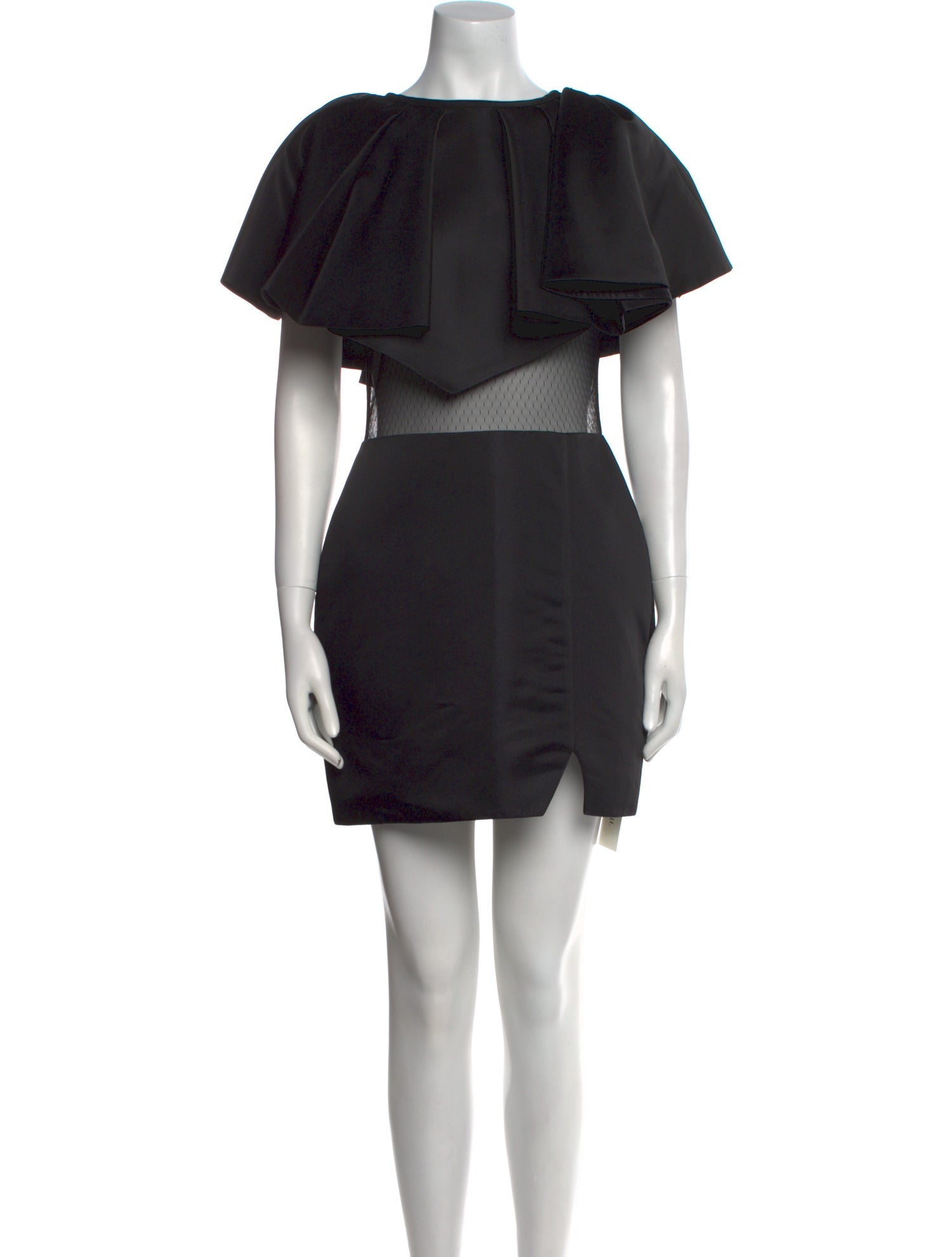 Kalmanovich Bateau Neckline Mini Dress