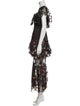 Kalmanovich Floral Print Long Dress