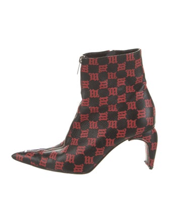 MISBHV Leather Printed Boots