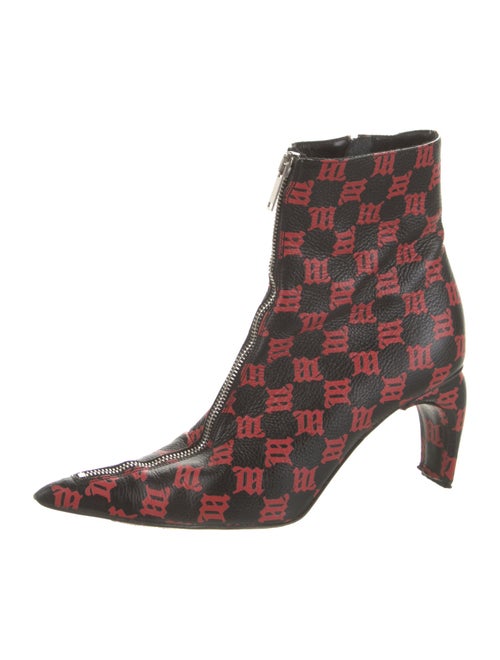 MISBHV Leather Printed Boots