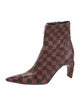 MISBHV Leather Printed Boots