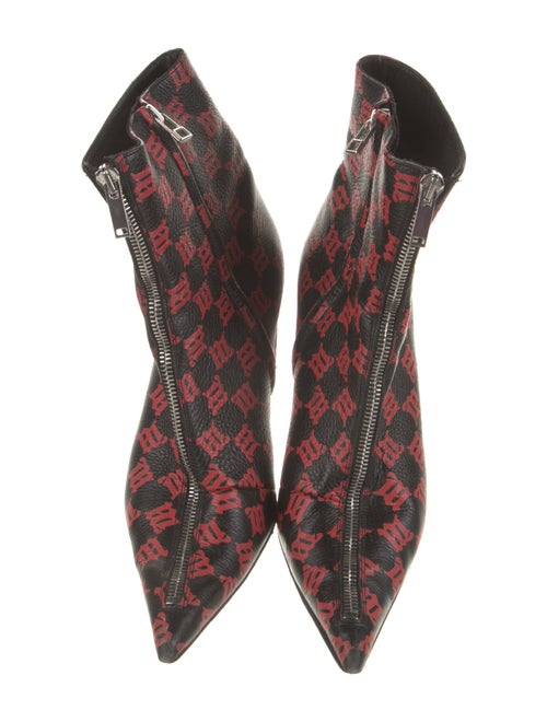 MISBHV Leather Printed Boots