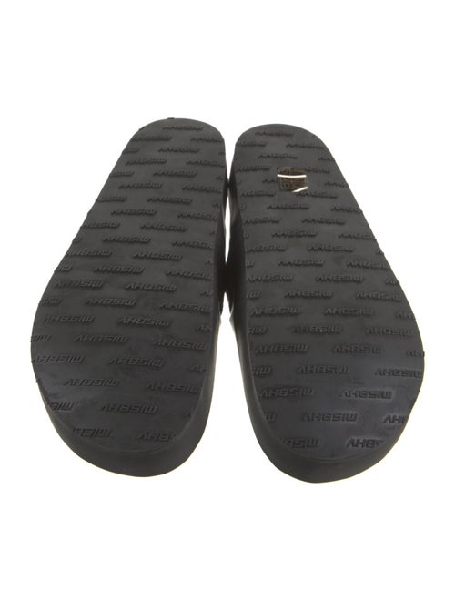 MISBHV Leather Animal Print Mules