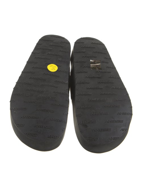 MISBHV Leather Animal Print Mules