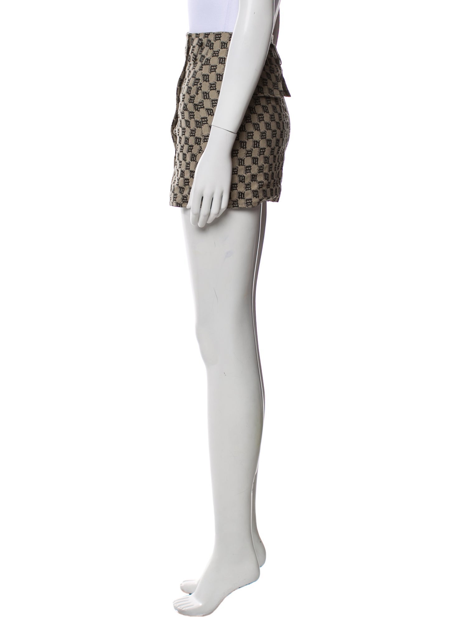 MISBHV Printed Mini Skirt