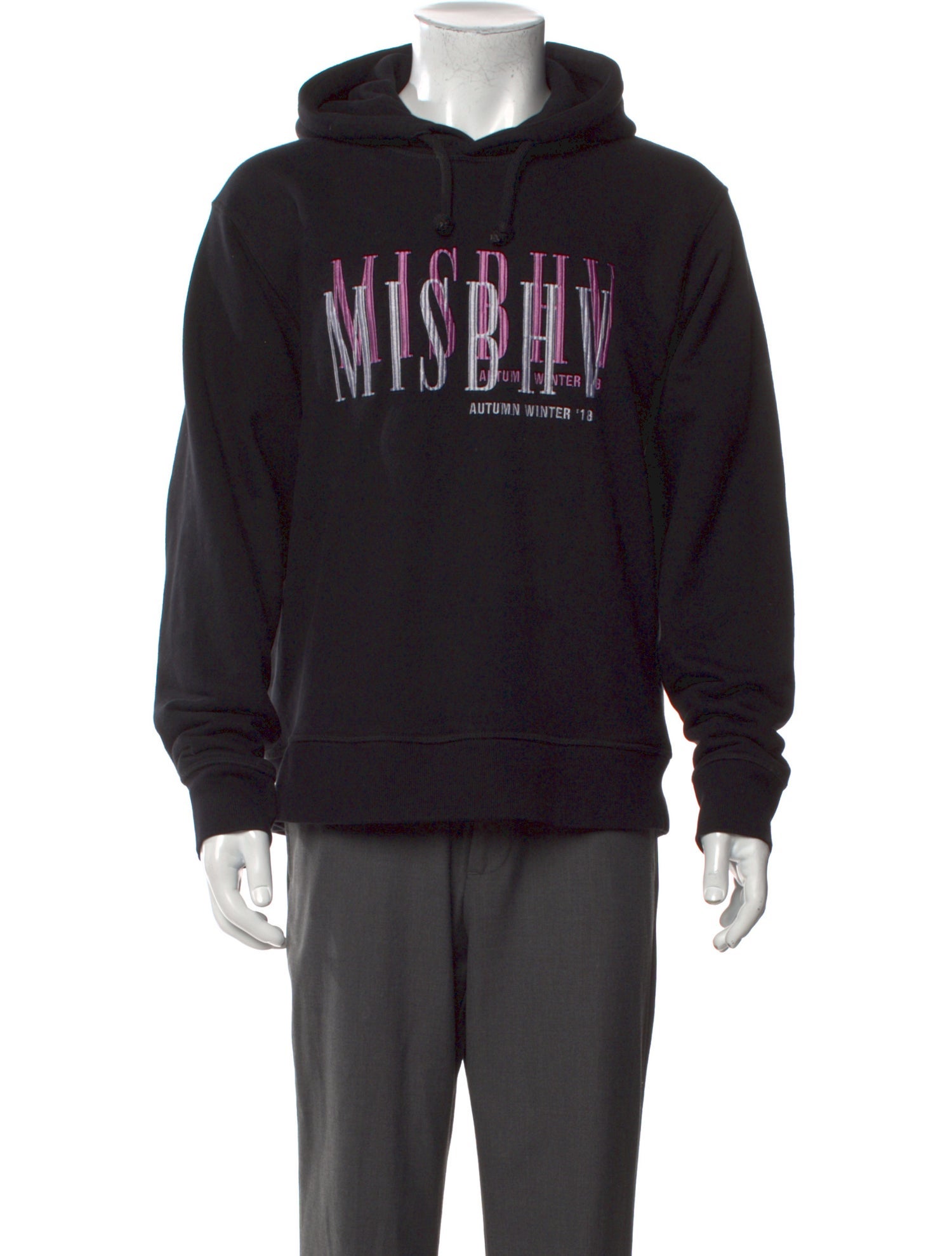 MISBHV Graphic Print Crew Neck Hoodie