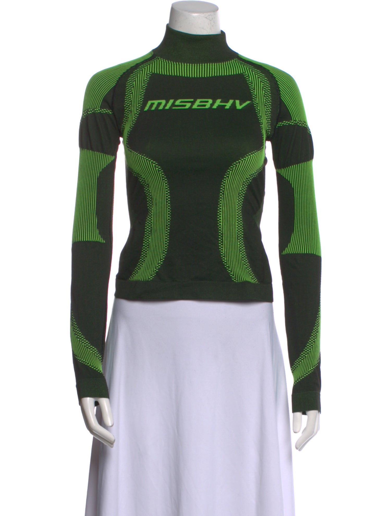 MISBHV Printed Turtleneck Bodysuit