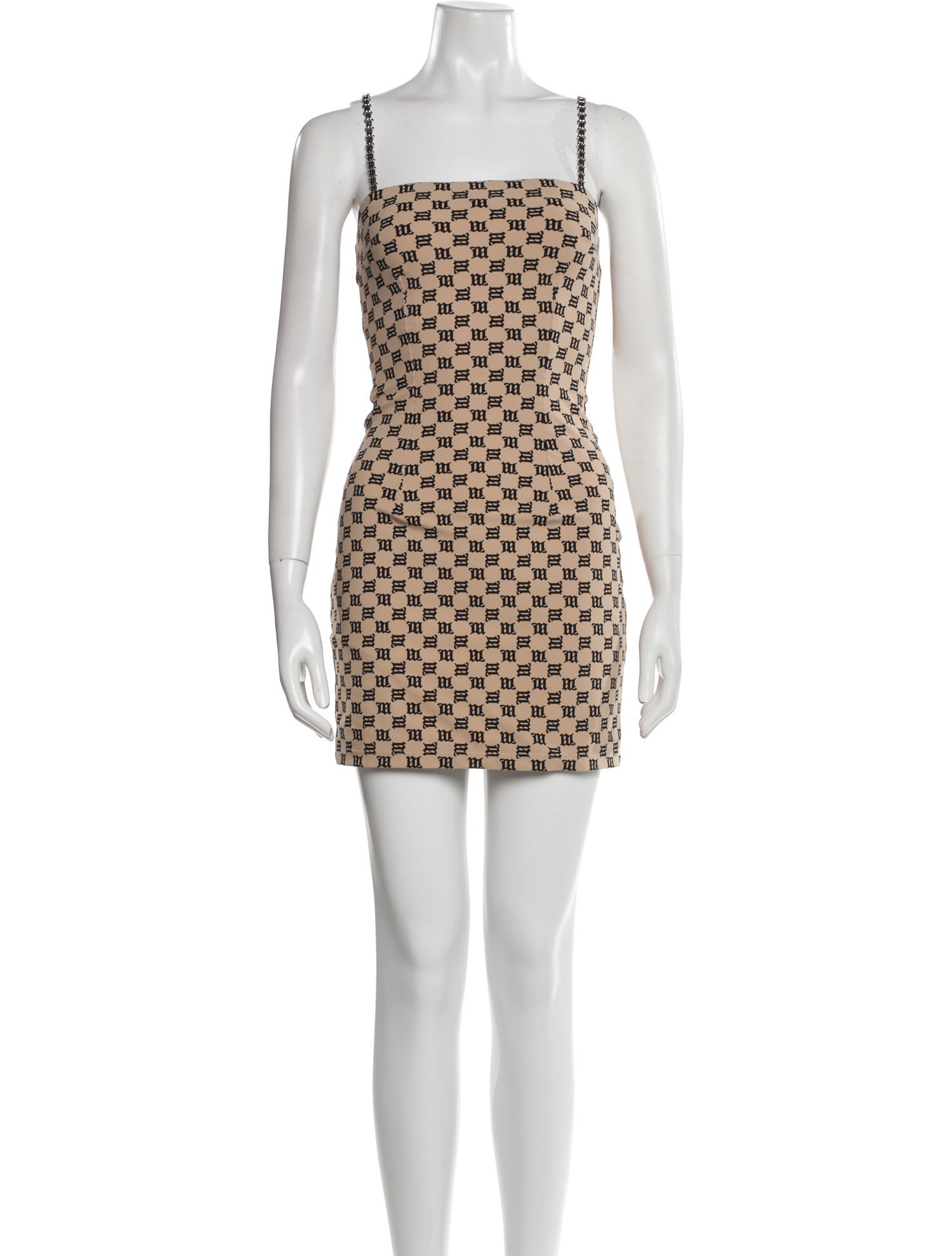 MISBHV Monogram Print Dress