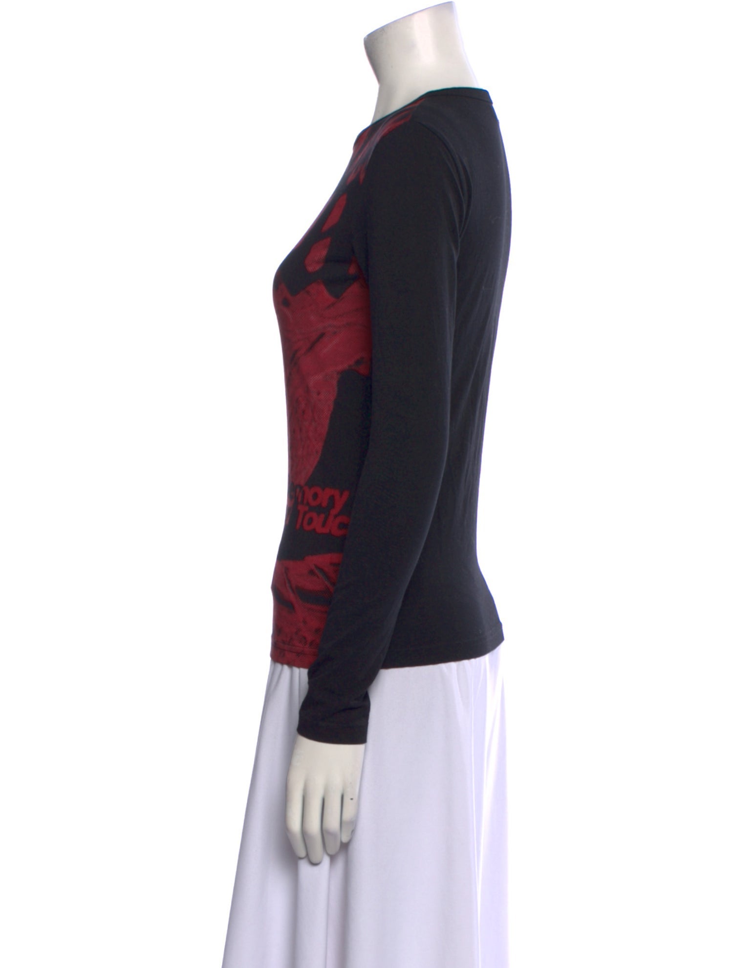 MISBHV Printed Crew Neck Top