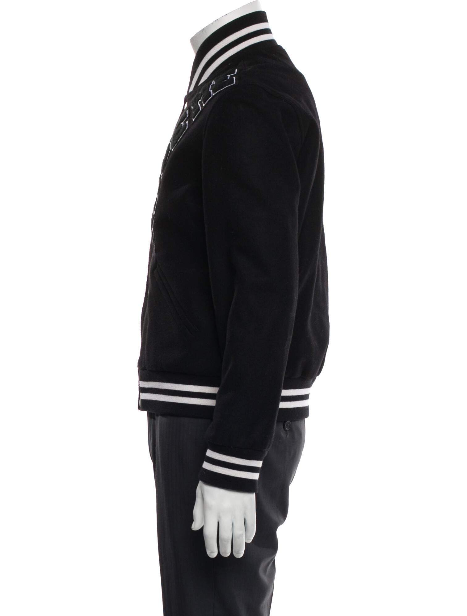 MISBHV Wool Striped Varsity Jacket