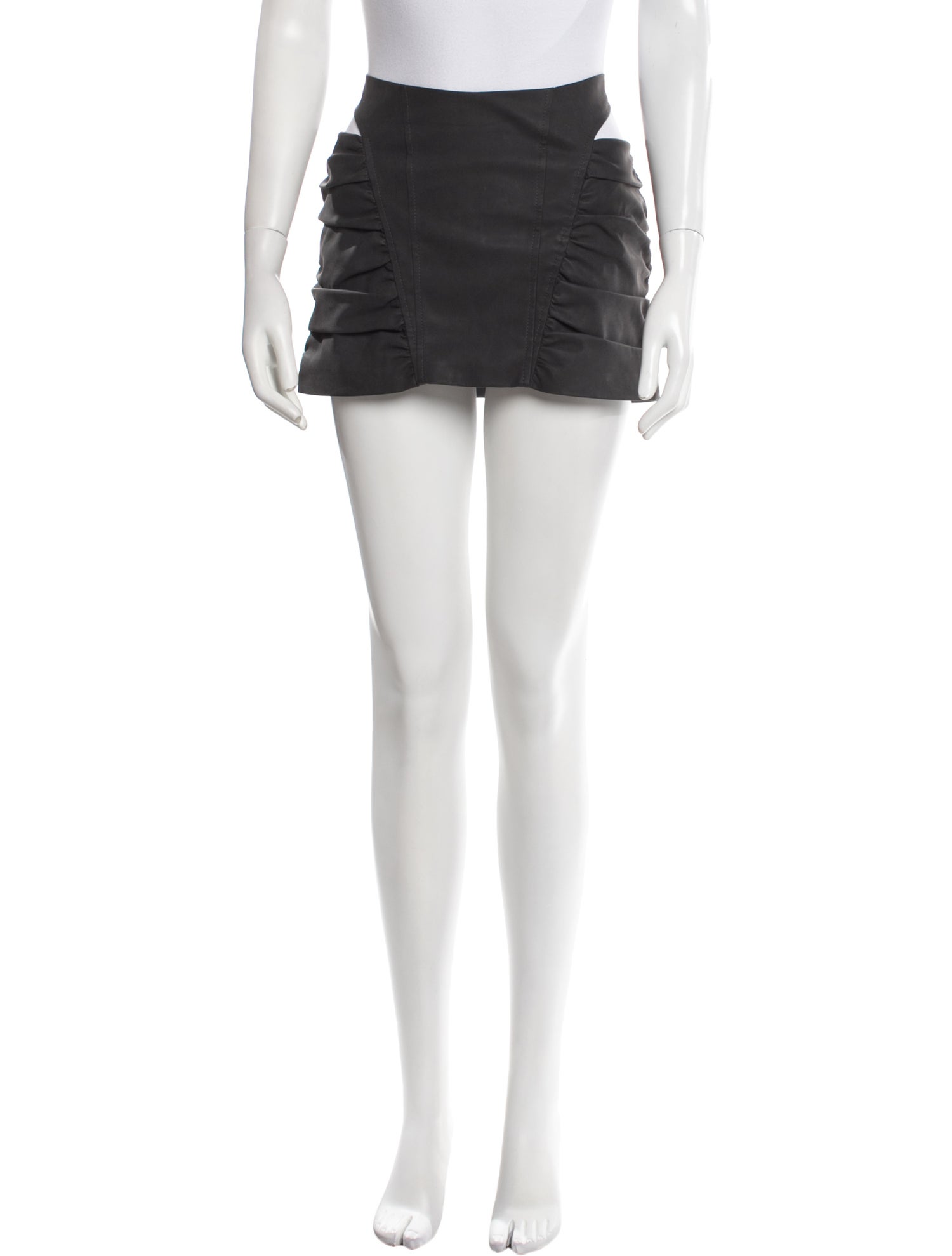 MISBHV Cutout Accent Mini Skirt