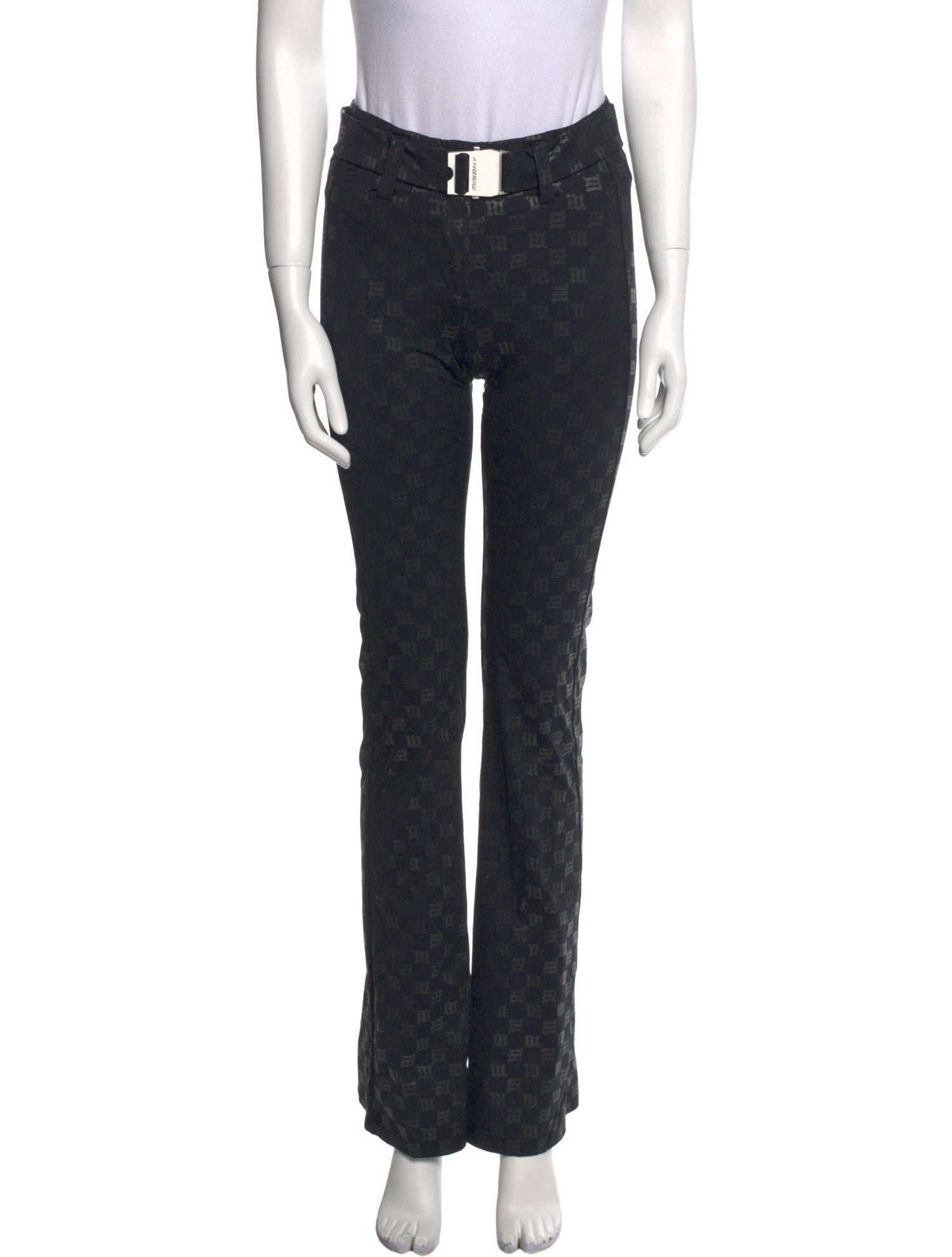 MISBHV Plaid Print Wide Leg Pants