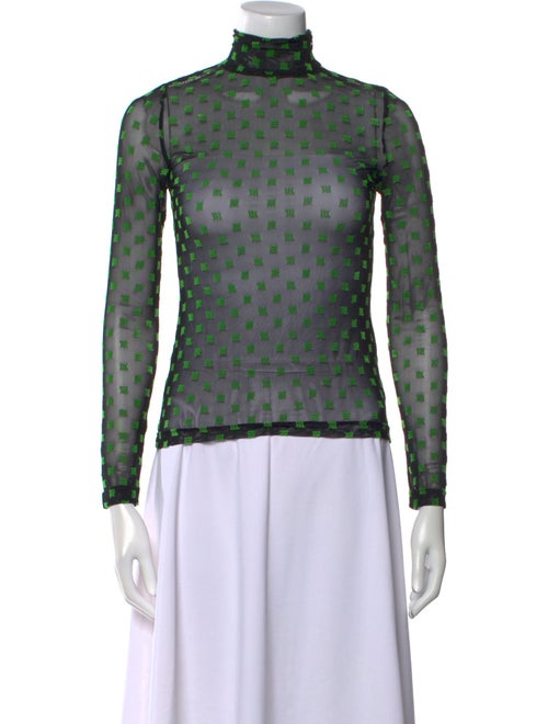 MISBHV Printed Turtleneck Top