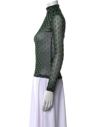 MISBHV Printed Turtleneck Top