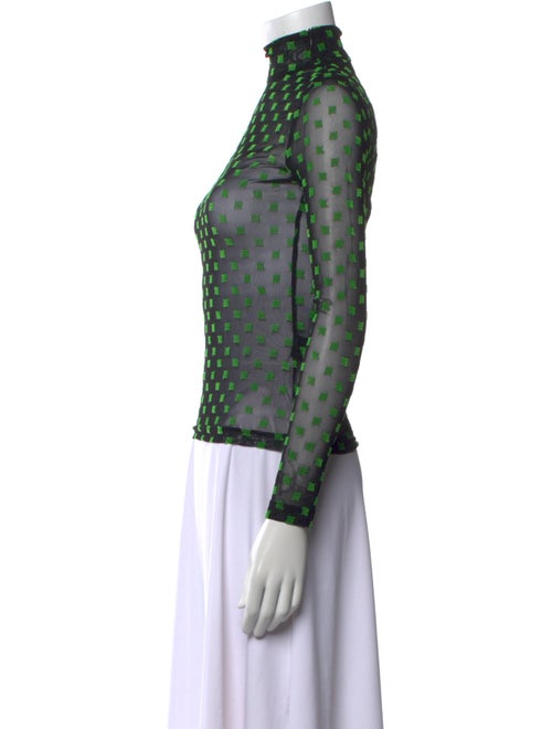 MISBHV Printed Turtleneck Top