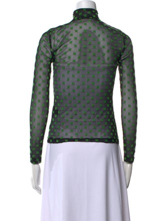 MISBHV Printed Turtleneck Top