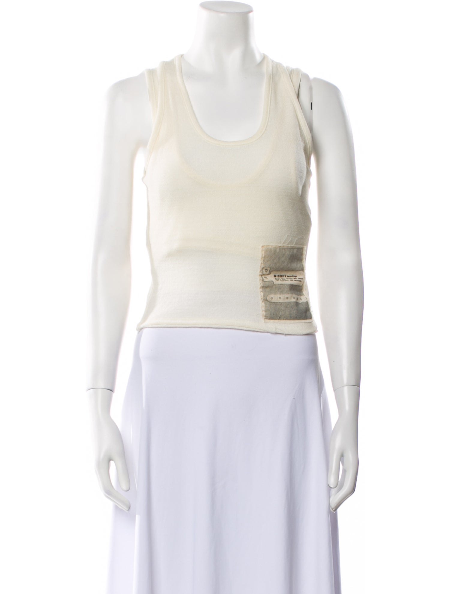 MISBHV Scoop Neck Sleeveless Top