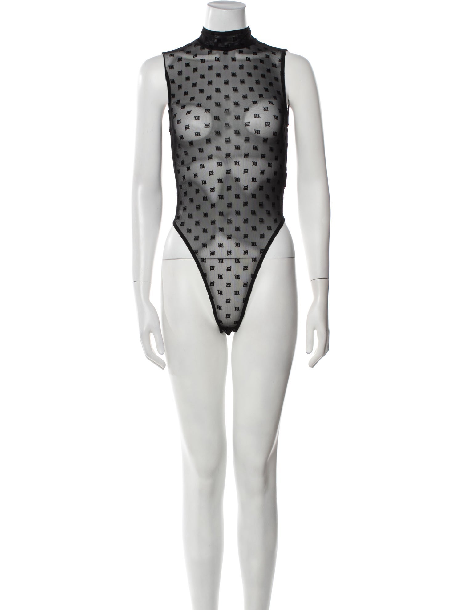 MISBHV Printed Mock Neck Sweater