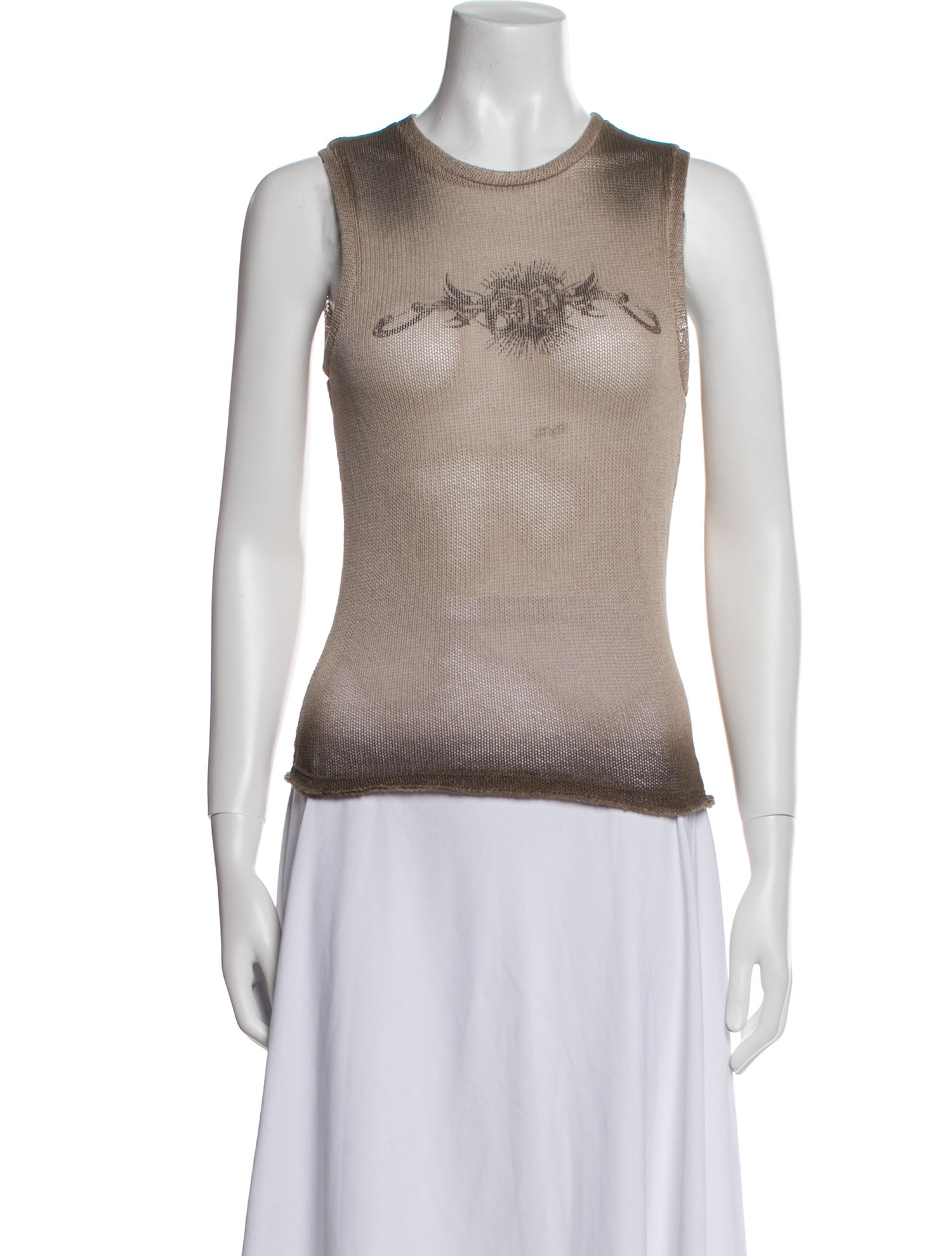 MISBHV Crew Neck Sleeveless Top