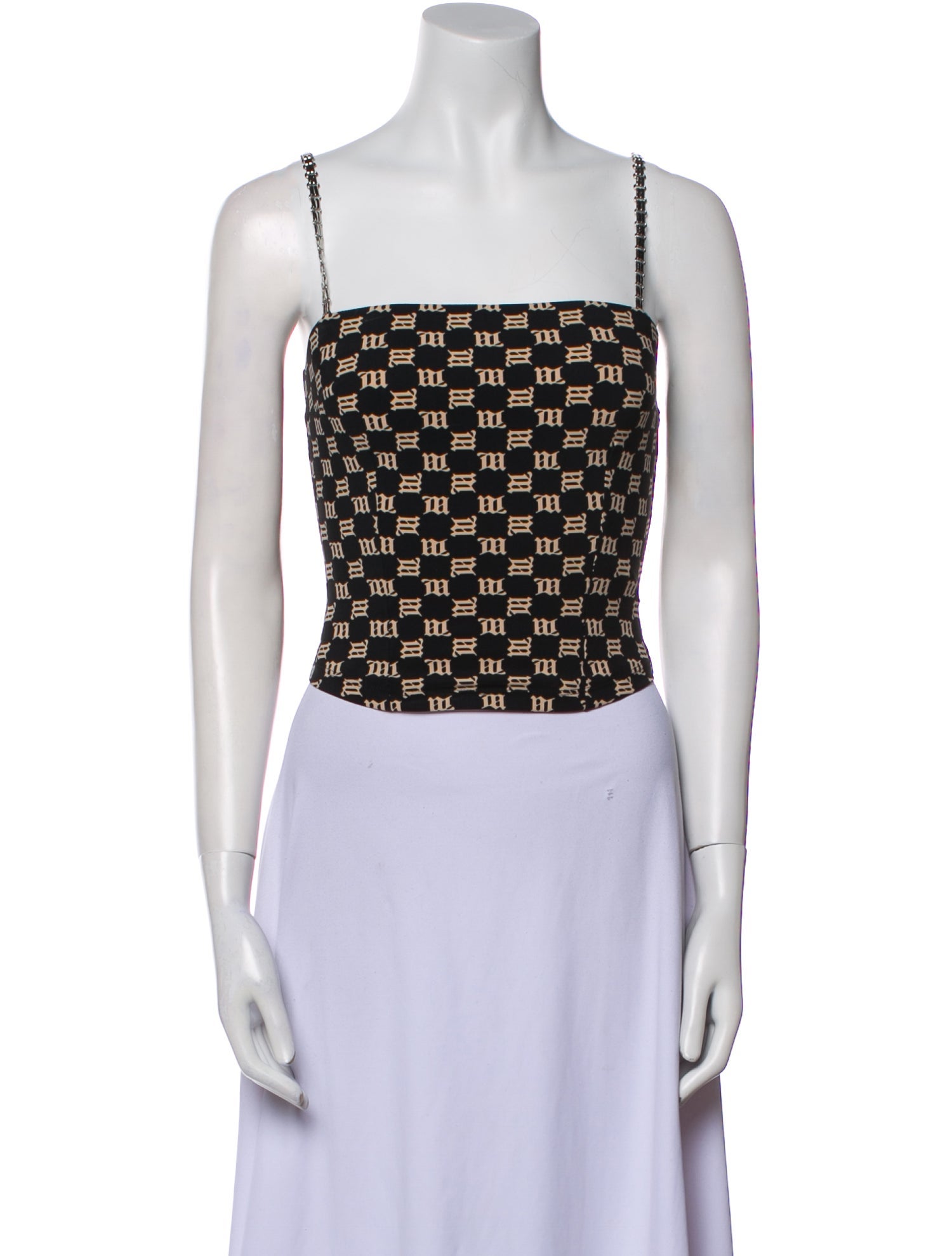 MISBHV Nylon Printed Crop Top