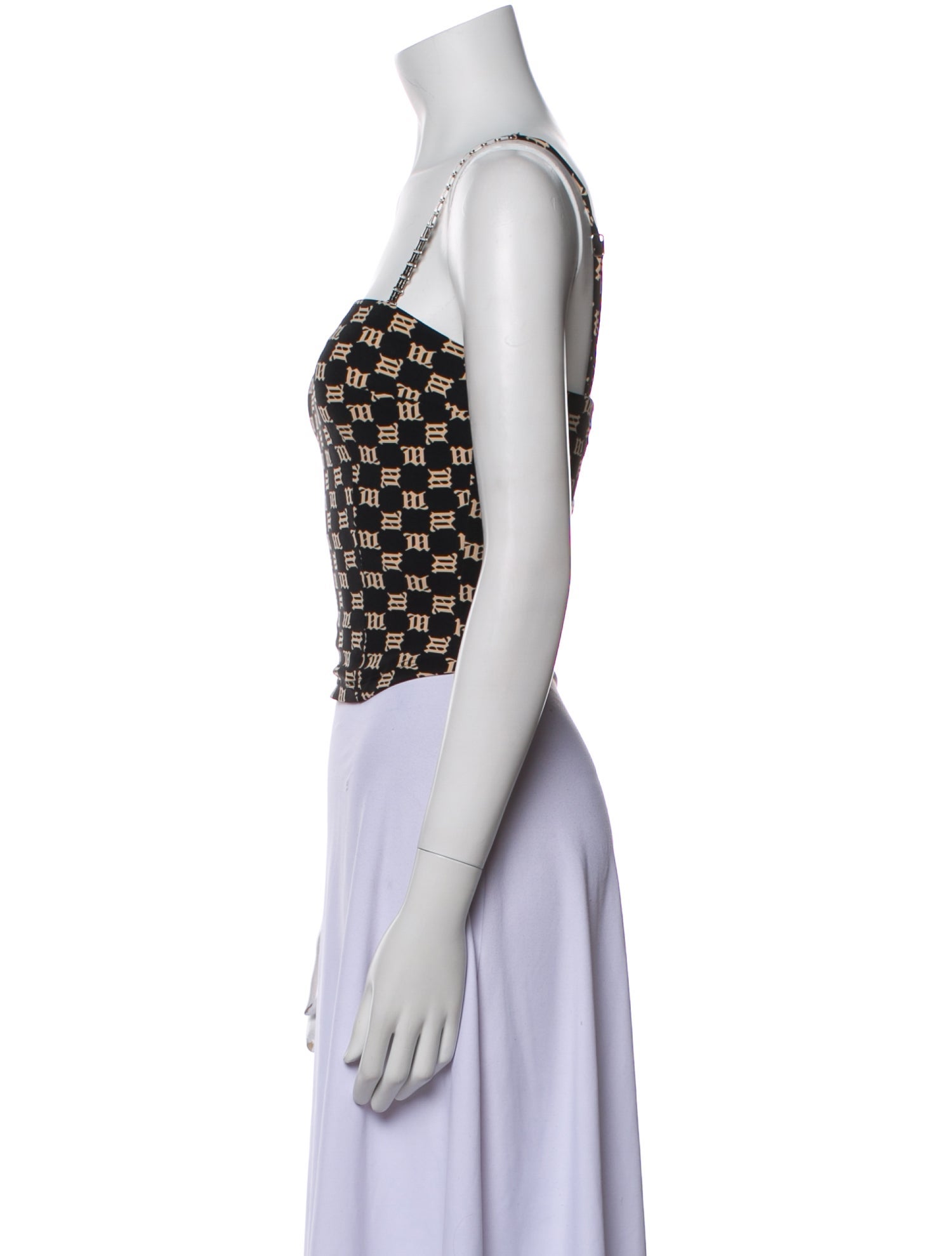 MISBHV Nylon Printed Crop Top