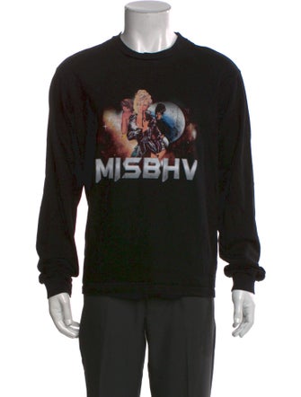 MISBHV Graphic Print Crew Neck Pullover