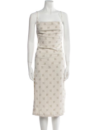 MISBHV Printed Midi Length Dress