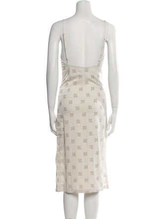 MISBHV Printed Midi Length Dress