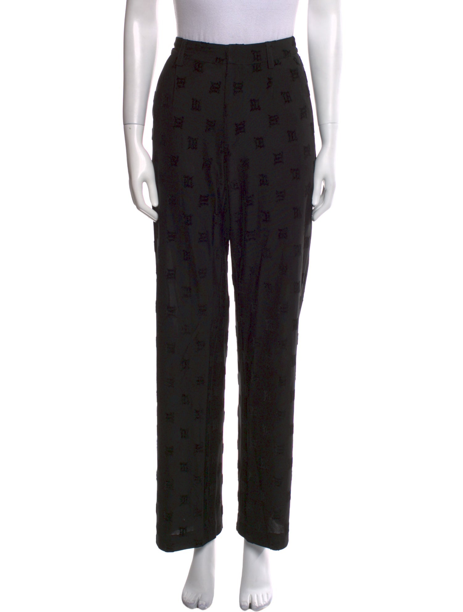 MISBHV Printed Wide Leg Pants