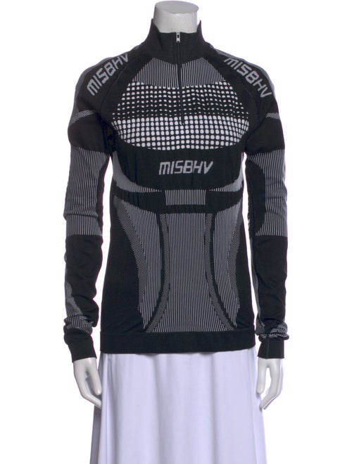 MISBHV Printed Mock Neck Sweatshirt