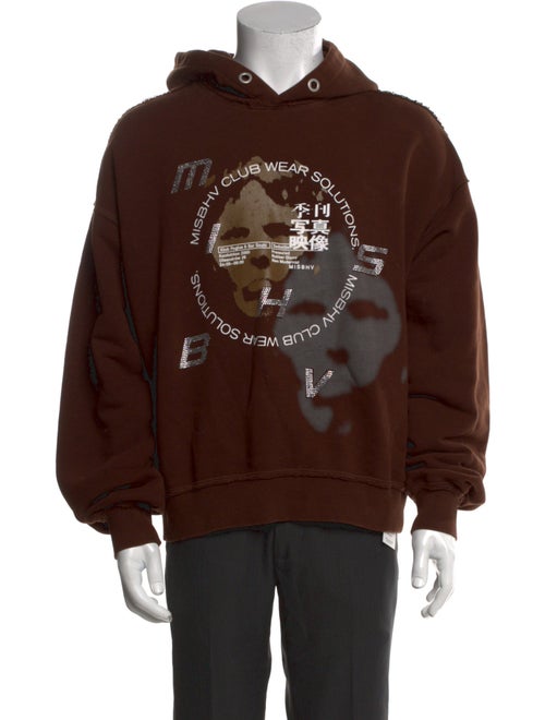 MISBHV Graphic Print Crew Neck Hoodie