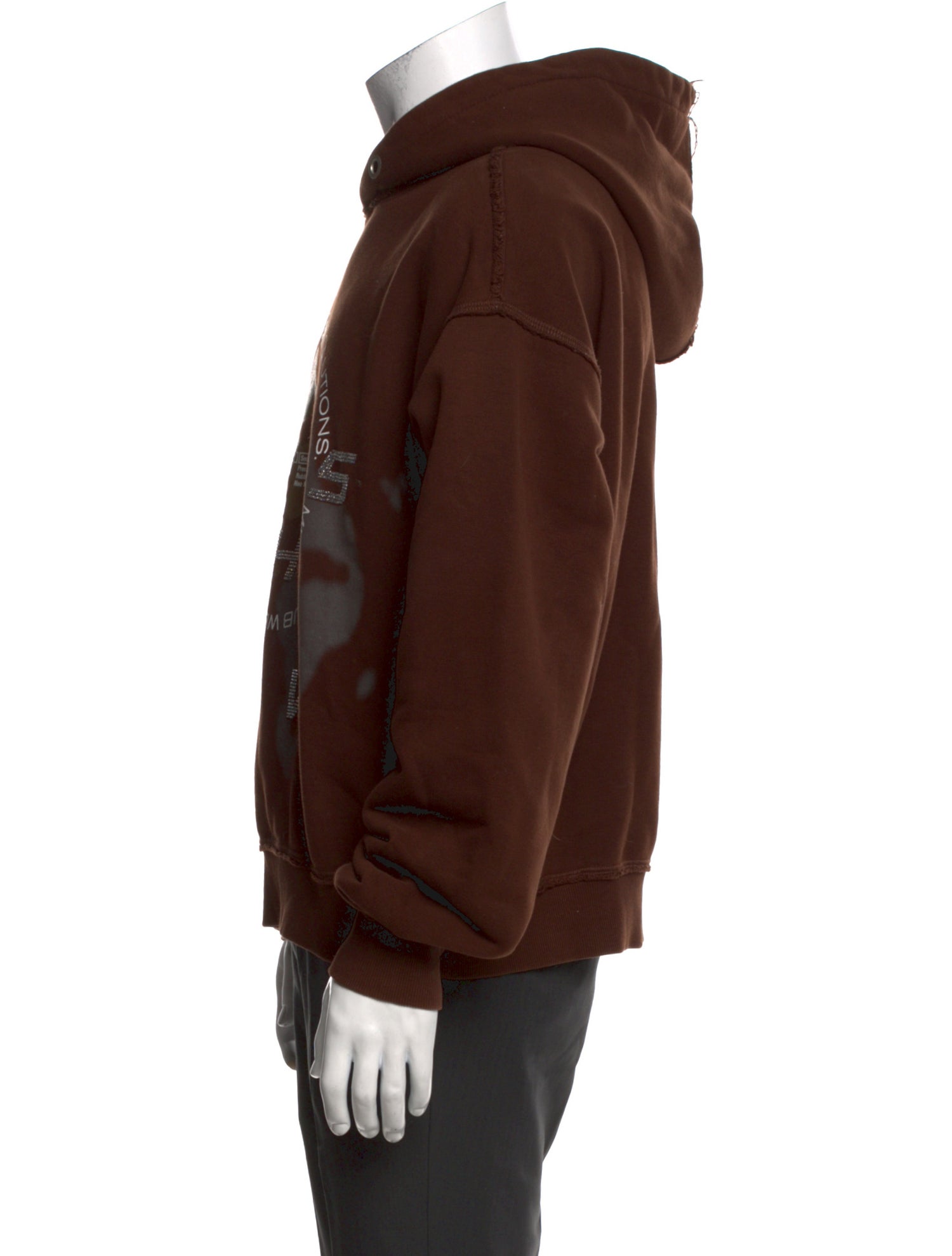 MISBHV Graphic Print Crew Neck Hoodie