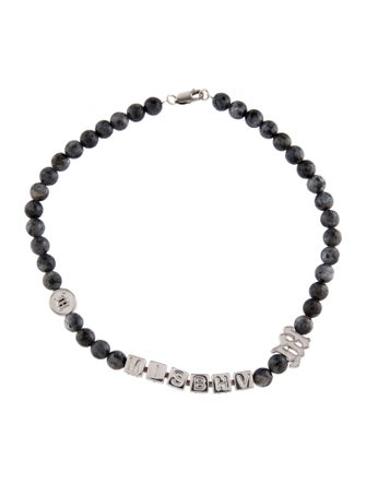 MISBHV Bead Choker Necklace
