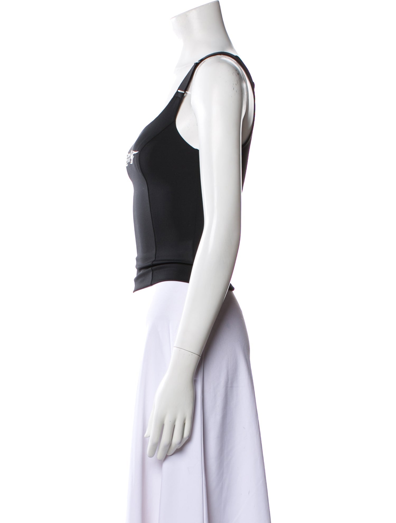 MISBHV Scoop Neck Sleeveless Crop Top