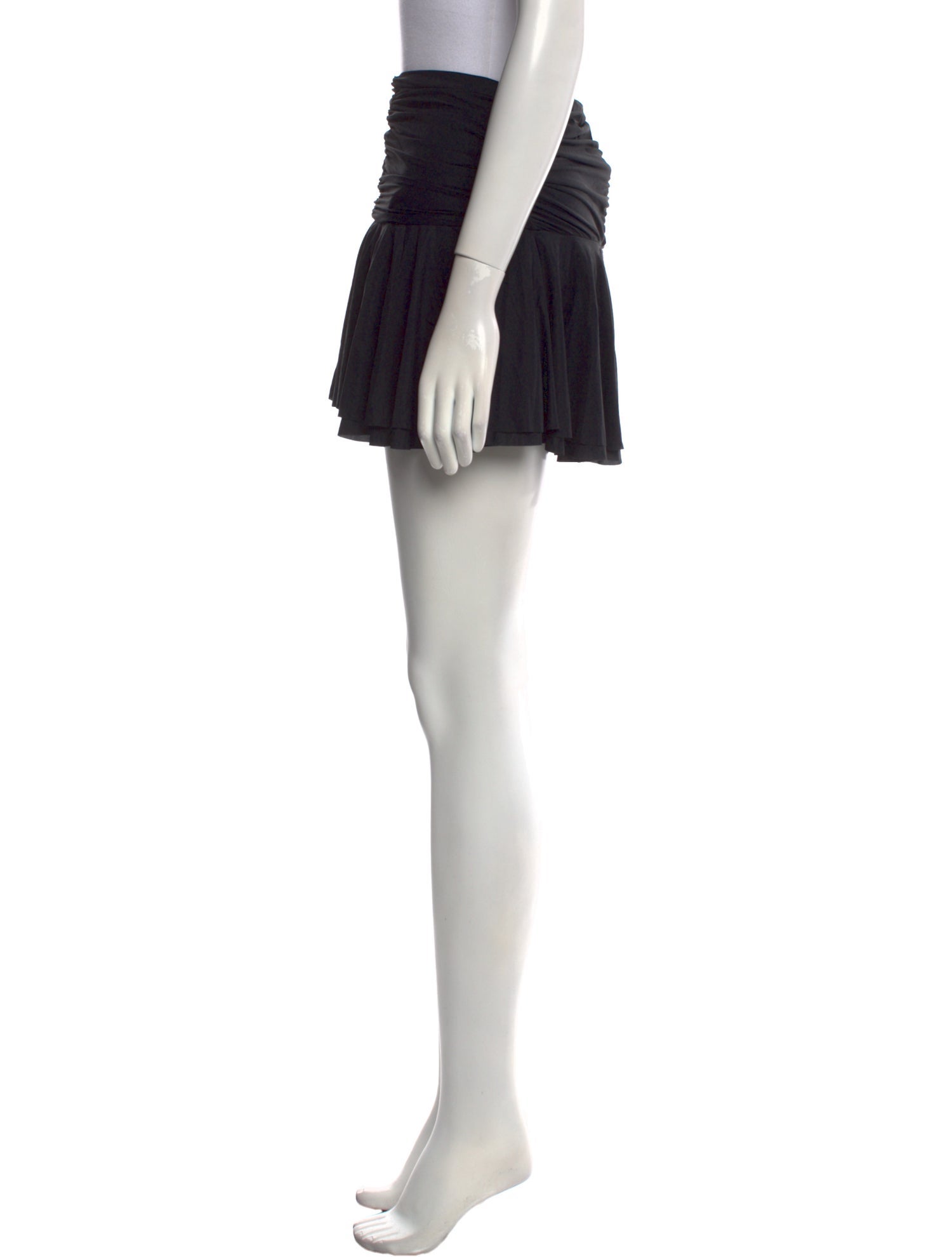 MISBHV Ruffle Embellishment Mini Skirt