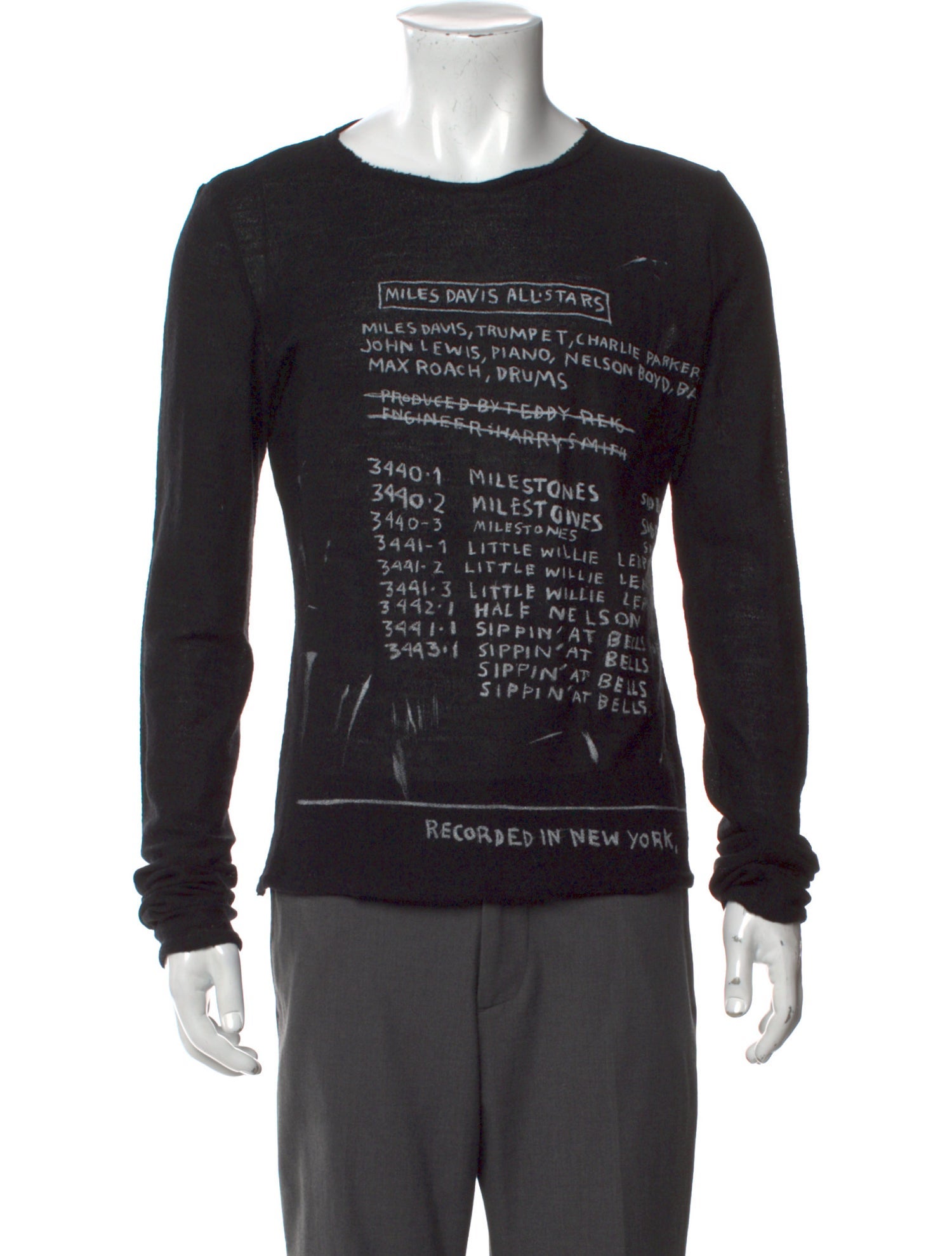 MISBHV Wool Graphic Print T-Shirt