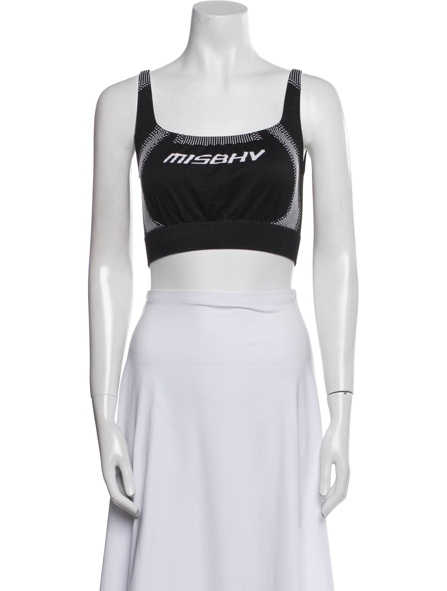 MISBHV Square Neckline Sleeveless Crop Top