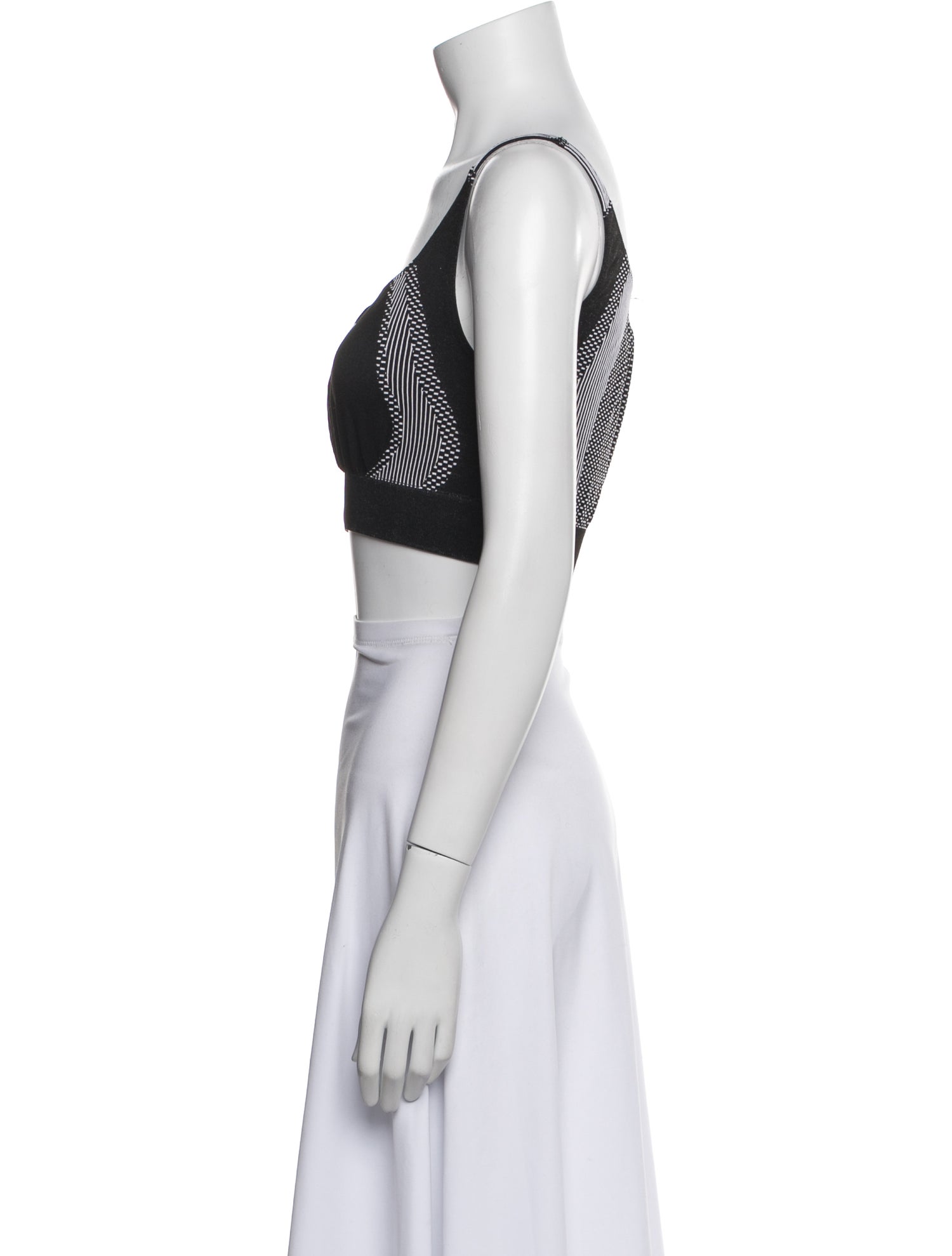 MISBHV Square Neckline Sleeveless Crop Top