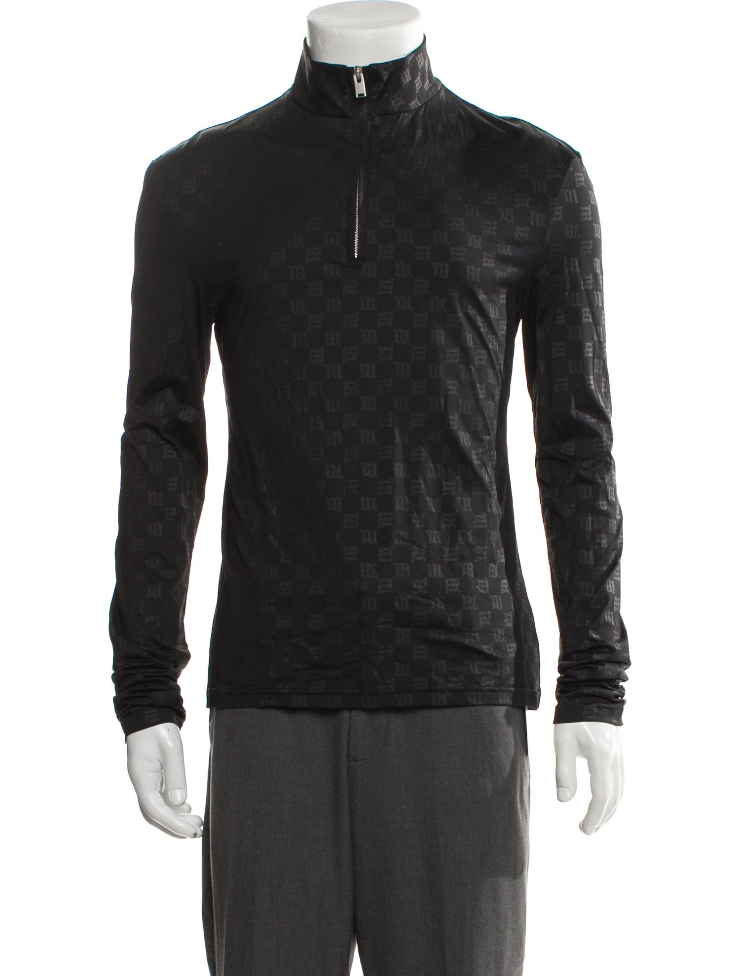 MISBHV Turtleneck Long Sleeve Polo Sweater