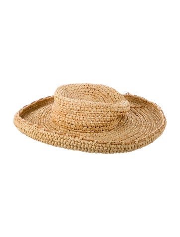 Kaminski Hats Women's Raffia neutral sun hat