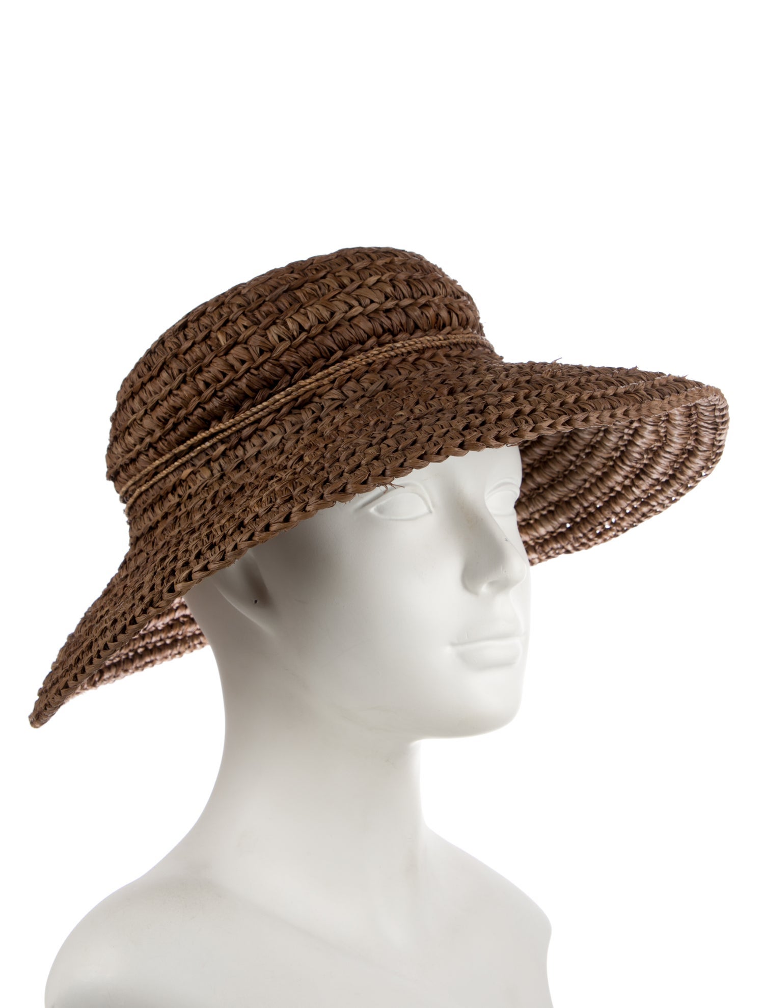 Kaminski Solid Straw Sun Hat