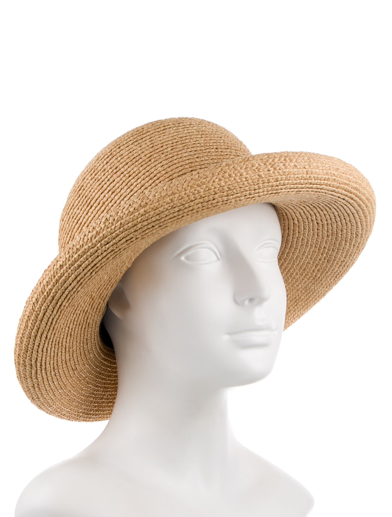 Kaminski Raffia Woven Fedora Hat